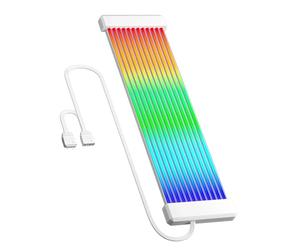 Générique Câble ARGB PC - Extension Câble RGB | 8,86 Pouces Bande LED PC | Éclairage Silicone Néon Avec 108 Perles RvЬ, Décoration Lumineuse Pour GPU Et Boîtier Ordinateur Gamìng Haute Performance