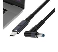 Générique Câble convertisseur de type C DC | Câble adaptateur en nylon PD tressé à charge rapide 140 W, adaptateur longue durée pour la vie quotidienne, câble de charge de 180 cm pour la maison