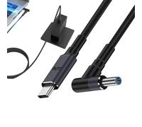 Générique Câble convertisseur de type C DC | Câble adaptateur en nylon PD tressé à charge rapide 140 W - adaptateur longue durée pour la vie quotidienne, câble de charge de 180 cm pour la maison