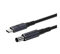Générique Câble convertisseur de type C DC | Câble adaptateur tressé en nylon à charge rapide 140 W PD, adaptateur longue durée pour la vie quotidienne, câble de charge de 180 cm pour la maison
