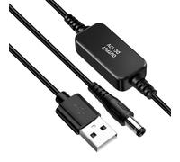 Générique Câble convertisseur élévateur 5V à 12V USB DC5, 5 mm | Câble d ' alimentation pour connecter des sources d ' alimentation routeurs électroniques, cordon adaptateur USB