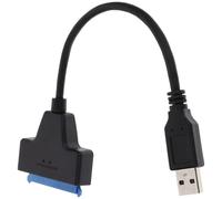 Générique Câble Convertisseur pour Transfert de Données Externe Noir en Plastique Supportant L'échange Facile Disques pour Disque Dur Mécanique et SSD 2,5 Pouces