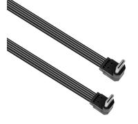 Générique Câble coudé à 90 degrés 45W USB mâle, cordon de données de rapide pour ordinateur portable, téléphone portable, câble à Angle droit