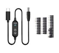 Générique Câble d ' Alimentation 100W Type C PD100W à DC5V-20V avec Affichage en Temps réel et Protections de sécurité