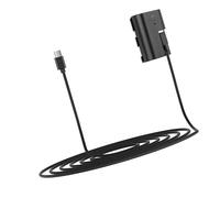 Générique Câble d ' alimentation de batterie factice USB C LPE6 pour câble de batterie factice 90D 80D 70D 60Da 6D 7D