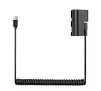 Générique Câble d ' alimentation de batterie factice USB C LPE6 pour câble de batterie factice 90D 80D 70D 60Da 6D 7D