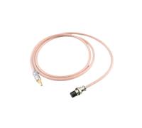 Générique Câble d ' Alimentation tressé GX16 avec connecteur d ' Aviation, Cordon Basse Tension pour équipement d ' écoute de Bureau et Alimentation linéaire