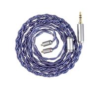 Générique Câble d ' écouteurs en cuivre 5N hautement performant pour moniteurs Intra-Auriculaires avec Prise métallique Anti-interférence pour Les Amateurs de Musique