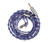 Générique Câble d ' écouteurs en cuivre 5N hautement performant pour moniteurs intra-auriculaires avec prise métallique anti-interférence pour les amateurs de musique