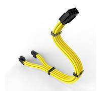 Générique Câble d ' Extension d ' Alimentation CPU 8 Broches, Cordon de Manchon en Mailles ATX12V 8 Broches (4 + 4), connecteurs d ' Alimentation CPU
