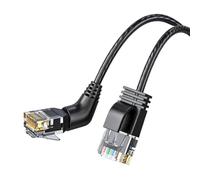 Générique Câble d ' Extension Ethernet 10 Gigabit Cat6A Cordon de réseau Ethernet Transmission Connecteur RJ45 Rotatif à 360 degrés Câble d ' Ordinateur d ' Installation Facile