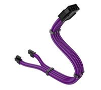 Générique Câble d ' extension mâle détachable couleur CPU 8 broches à 4 + 4 broches 11, 8 pouces pour cartes mères alimentations Cpu 8 broches cordon câbles d ' alimentation des cartes mères