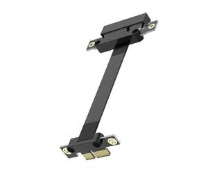 Générique Câble d ' extension PCIE3.0 1X à 4X, accessoires, 90 to 180 | Câble d ' extension de ruban PCIE3.0 1X à pour accessoires de remplacement de réseau de carte graphique,