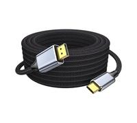 Générique Câble d ' Extension USB C DisplayPort 1.4 Transmission 8K @ 60 Hz Convertisseur vidéo de Moniteur mâle à mâle pour Adaptateur de de données unidirectionnel de Jeu