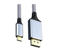 Générique Câble d ' Extension USB C DisplayPort 1.4 Transmission 8K @ 60 Hz Convertisseur vidéo de Moniteur mâle à mâle pour Adaptateur de de données unidirectionnel de Jeu
