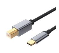 Générique Câble d ' imprimante à Vitesse Rapide, USB mâle de Type C USB mâle pour Un de données Efficace Entre Les imprimantes, Les scanners et Le câble C imprimante