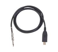 Générique Câble d ' instrument professionnel USB 2.0 à 6, 35 mm, ligne de connecteurs plaqués or pour la production musicale, ligne de guitare USB de qualité studio
