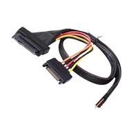 Générique Câble d ' interconnexion SASs SFF8654 à SFF8639 avec Conception résistante Bruit pour connectivité de données 12 Gbit/s Câble adaptateurs