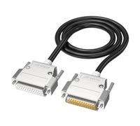 Générique Câble d ' interface mâle femelle D-SUB 25 broches RS232 DB25, cordon PVC Flexible et Double blindage 26awg, câble de données d ' instrumentation