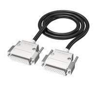 Générique Câble d ' interface mâle femelle D-SUB 25 broches RS232 DB25, cordon PVC Flexible et Double blindage 26awg, câble de données d ' instrumentation