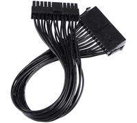 Générique Câble d'alimentation pour Carte Mère ATX 24 Broches 30 CM 18Awg Cuivre Pur Rallonge Mâle-Femelle Compatible Alimentations ATX pour Montage PC