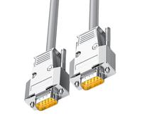 Générique Câble de chaîne de traînée HDB15, haute résistance, résistant à la déchirure, ignifuge, VGA mâle/femelle pour moniteur d ' application robotique, fil industriel robuste