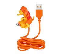 Générique Câble de Charge de Type C - 2,36x1,18in Conception Ludique de Chien drôle, Cordon d'alimentation Rapide, dortoir Appartement hôtel Voiture Voyage Vacances | Bureau à Domicile intérieur extér