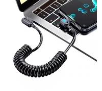 Générique Câble De Chargeur Pour Voiture | Très Élastique Enroulé - Cordon Chargeur Type C,Pour Remorque, Camion, Automobile, Berline, Pick-Up, Hommes, Femmes, Fils, Fille, Et