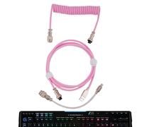 Générique Câble de Clavier - Tressé, câble de Clavier mécanique, USB | enroulé Flexible, Longueur télescopique de 15 à 150cm pour claviers mécaniques d'ordinateur de Jeu