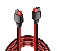 Générique Câble de connecteur d ' énergie de 30A / 45A, 5 Meters | Extrémités de connecteur de câble mâle et femelle 30A / 45A, fil de cuivre étamé 10AWG, référence de polarité claire