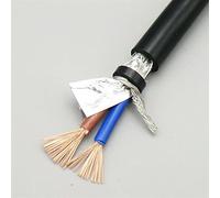 Générique Câble de Gaine de Fil blindé 2, 3, 4 Noyau de 1,5 mm² avec Fil de Commande de Signal de Signal à Double Bouclier en cuivre sans oxygène Pur Rvvp (Couleur : 5m, Taille : 2-Core 1.5mm2)