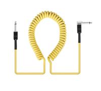 Générique Câble de guitare avec bobine extensible pour le, Yellow 6M | Corps enroulé qui s ' étend avec le mouvement, renvoyant le jeu la configuration, le live set et l ' utilisation