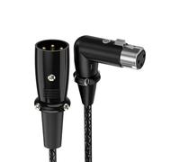Générique Câble de Microphone équilibré mâle à femelle à 3 broches, pour accessoires d ' équipement de Studio et de son en direct, câble de Microphone de Studio