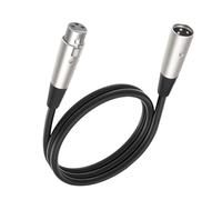 Générique Câble de microphone équilibré XLR mâle à femelle à 3 broches pour installations de systèmes de musique sur mesure dans divers environnements