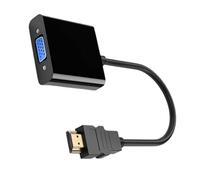 Générique Câble de moniteur d'ordinateur portable -VGA Adaptateur | Connexion vidéo multipose ordinateur ordinateur PCS Ultrabooks ordinateurs portables de bureau pour 9 10 configuration d'écran ext