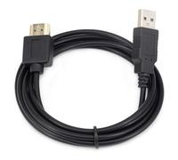 Générique Câble De Moniteur USB - Câble De Moniteur De 0,5 M / 1,6 Pi USB, Câbles D'ordinateur en PVC TV, Cordon De Convertisseur Compatible Câbles De Chargeur 2.0 Mâle À Mâle Plug-and-Play pour C