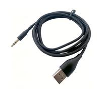 Générique Câble de Port USB 3, 5 mm Adaptateur de Carte Son Externe | Aucune installation requise pour le casque haut-parleur, câble USB auxiliaire rapide pour une sortie sonore