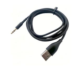 Générique Câble de Port USB 3, 5 mm Adaptateur de Carte Son Externe | Aucune installation requise pour le casque haut-parleur, câble USB auxiliaire rapide pour une sortie sonore