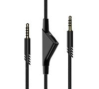 Générique Câble de remplacement pour casque de jeu A10 A40, avec molette de contrôle du Volume en ligne, rallonge pour casque