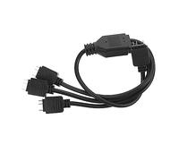 Générique Câble De Répartition ARGB 5V 3 Broches Connecteur D'Extension pour Bande LED RGB Accessoire Informatique pour Synchronisation Éclairages PC