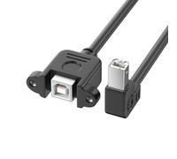 Générique Câble de Scanner d ' imprimante USB 2.0 TypeB avec vis pour sur Panneau Longueur étendue 480Mbps de données Rapide câble de Scanner USB TypeB