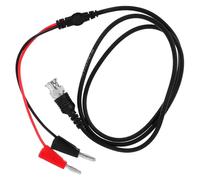 Générique Câble de Test Bnc vers Fiche Banane Plastique Solide, Capacité 110 Pf, Transmission Stable du Signal pour Sonde Électrique pour Tests Électriques