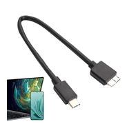 Générique Câble disque dur Type-C 3.0 - données haute vitesse 5 Gbit/s | Cordon USB 3.1 externe flexible, idéal lecture fichiers sur tablette sans déconnexion