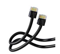 Générique Câble Ethernet Cat6A mince et court, cordon de raccordement RJ45 10Gbps, UTP LAN 3.8mm OD POE, prise en charge for PS5, routeur, Xbox, ordinateur(Cat6a Black FTP,1m)