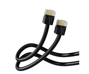Générique Câble Ethernet Cat6A mince et court, cordon de raccordement RJ45 10Gbps, UTP LAN 3.8mm OD POE, prise en charge for PS5, routeur, Xbox, ordinateur(Cat6a Black FTP,2m)