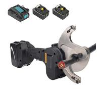 Générique Câble hydraulique - Outil à cliquet alimenté par Batterie pour câbles en Aluminium, cuivre et blindés, idéal pour différentes Tailles de Fils