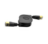 Générique Câble Internet RJ45 rétractable 2 M pour étudiants | Cordon LAN RJ45 rétractable pour routeur d ' ordinateur portable, espace de travail à domicile et configuration de