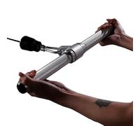 Générique Cable Machine Attachment, LAT Pulldown Bar, 18.9x1.26 inches, Tricep Workout Handle, Heavy-Duty Steel Design, Ergonomic Grip Support, Suitable for Home Gyms, Small Spaces, Adult Training,