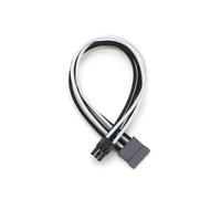 Générique Câble modulaire à manchon unique 6 broches vers SATA 15(30cm,Black-Light Gray)