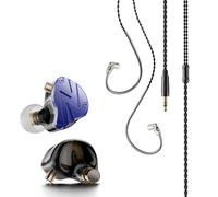 Générique Câble Multifonction pour écouteurs Intra-Auriculaires de 3, 5 mm avec Son Clair et Dynamique, écouteurs ergonomiques pour Jeu, câble de Remplacement pour Casque en Plastique